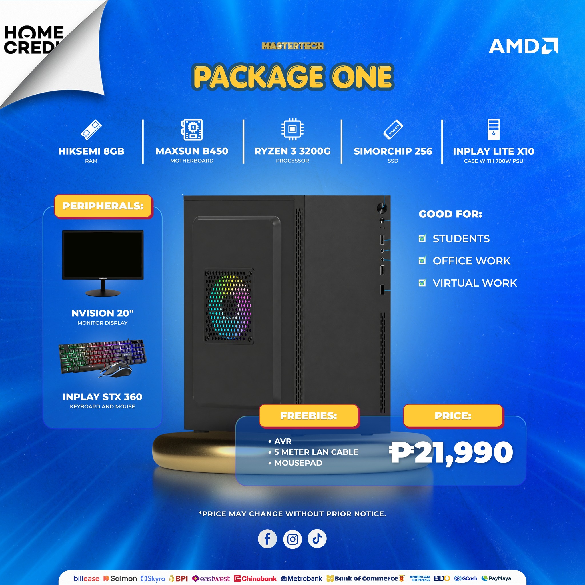 Desktop package promo one